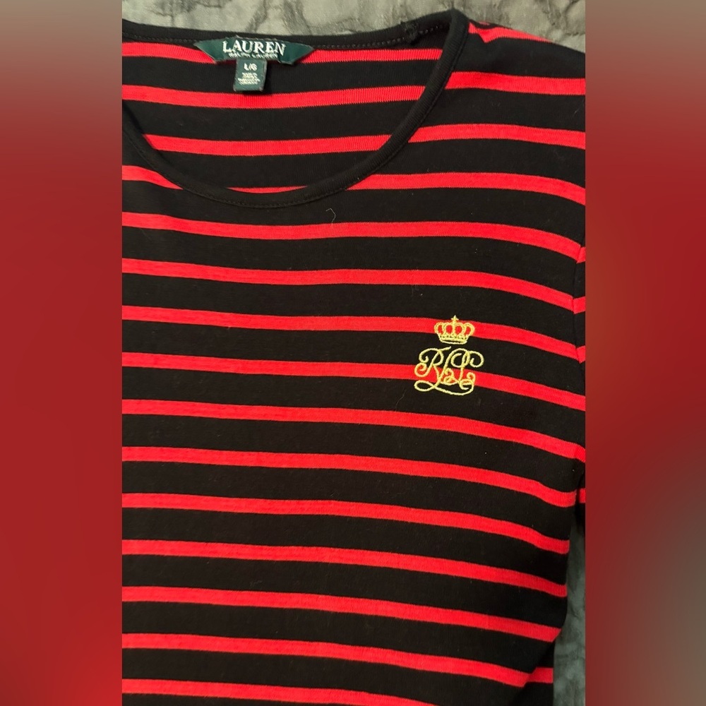 RALPH LAUREN Crew neck long sleeve Top | Pre-Loved - Picture 3 of 7